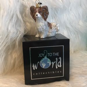 Papillion Glass Ornament by Joy To the World